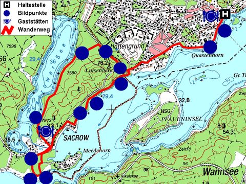 Wanderkarte (Bild: Berliner Forsten)