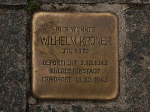 Stolperstein Wilhelm Kroner, 03.10.2012