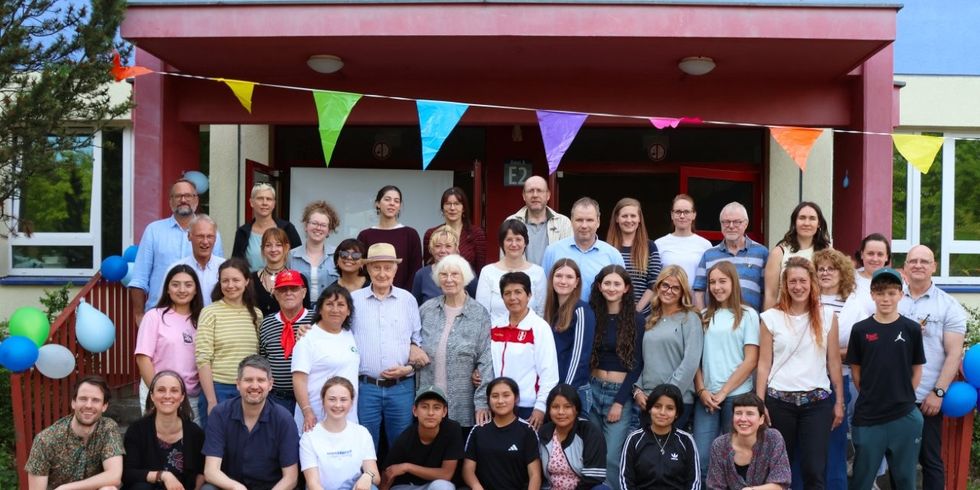 Schüler aus Cajamarca im Anne-Frank-Gymnasium
