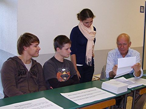 Beim Auszählen der Stimmen