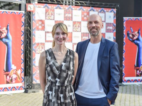 Andreas Stein (r.) leitet das JFBB mit seiner Geschäftspartnerin Doreen Goethe | Andreas Stein (r.) organises the JFBB with his business partner Doreen Goethe
