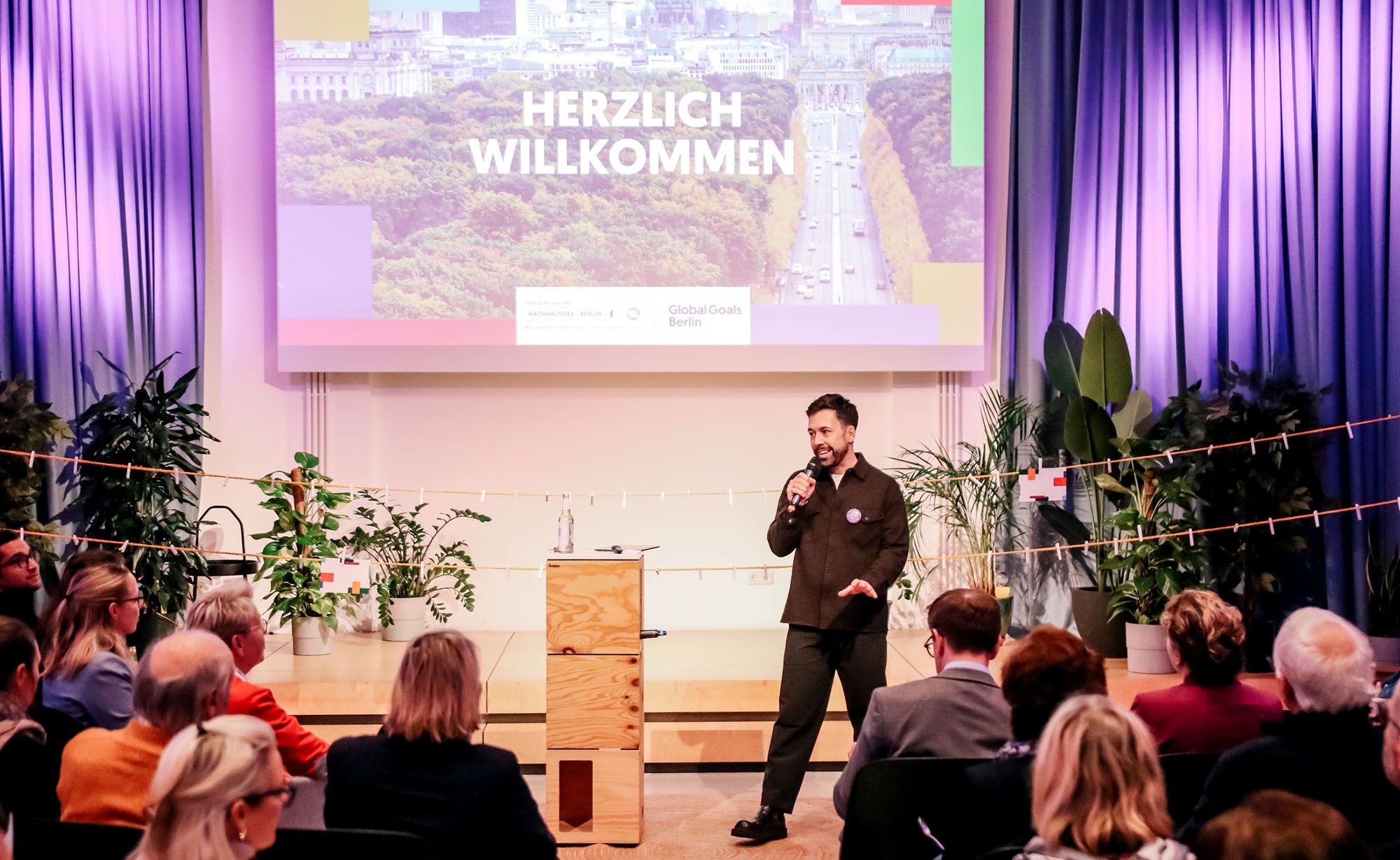 Gemeinsame Vernetzungsveranstaltung der Umsetzungsallianz Nachhaltiges Berlin und Global Goals für Berlin e.V. (Bild: Frank R. Schröder)