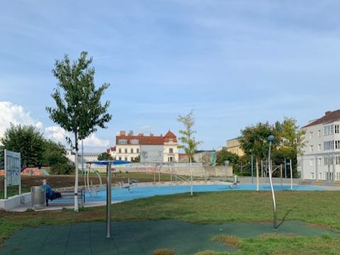 Parkanlage im 21. Bezirk (Bild: Thinius)
