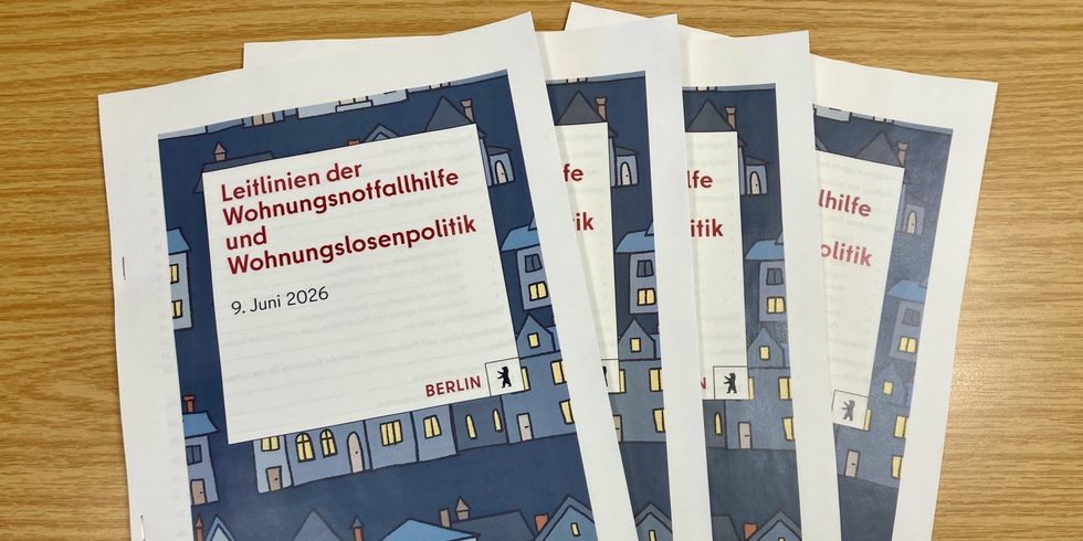 Leitlinien der Wohnungsnotfallhilfe und Wohnungslosenpolitik vom 9. Juni 2026