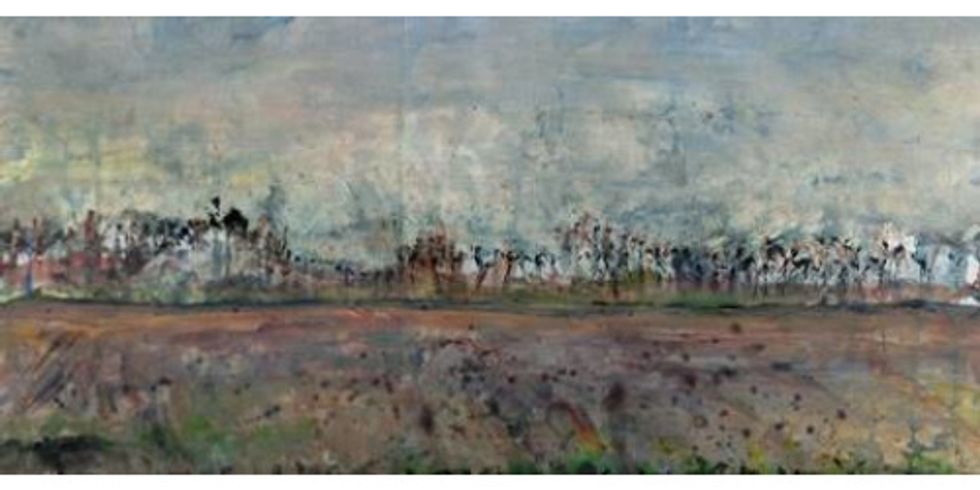 Oderbruch Mischtechnik, Ausschnitt