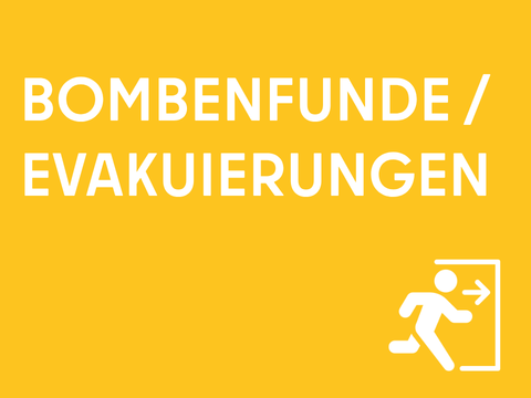 Bombenfunde / Evakuierungen