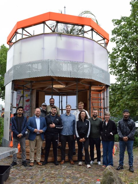 Eröffnung des 21 Tower im Unionpark in Moabit