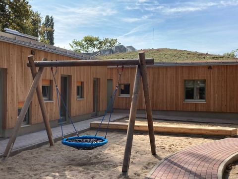 Die Kita Ziegelhof mit 110 Plätzen in Holzbauweise