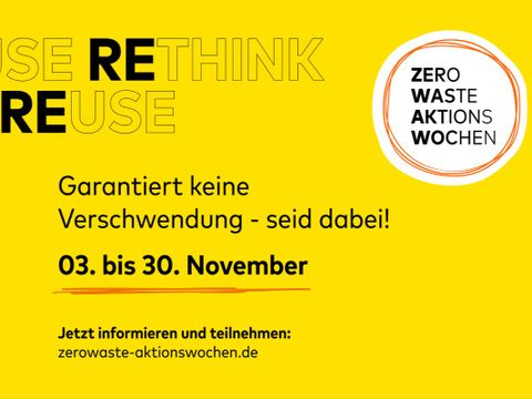 Digitales Banner zur Bewerbung der Zero-Waste-Aktionswochen