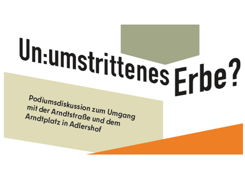 Podiumsdiskussion zum Umgang mit der Arndtstraße