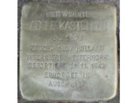 Stolperstein Adolf Kastellan (Bild: Stolpersteine-Initiative CW, H.-J. Hupka)
