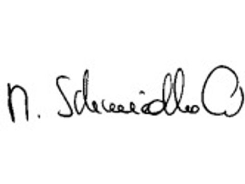 Autogramm von Umweltstadträtin Martina Schmiedhofer