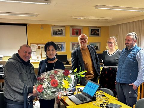 Glückwunsch zum 1000. Kunden im Mobilen Bürgeramt Heiligensee! (Bild: BA Rdf)