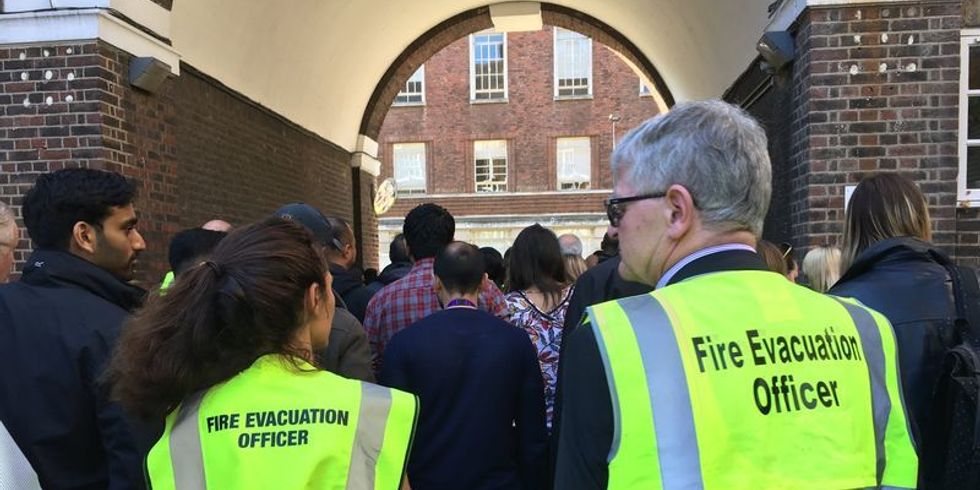 Fire evacuation officers