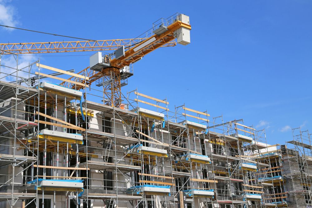 Baustelle, Wohnungsbau