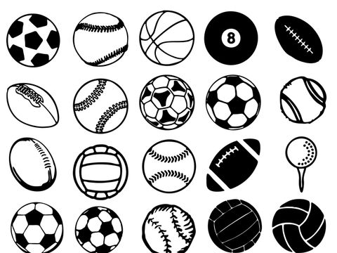 Set Ball Sport Vektor Illustration - Stockillustration