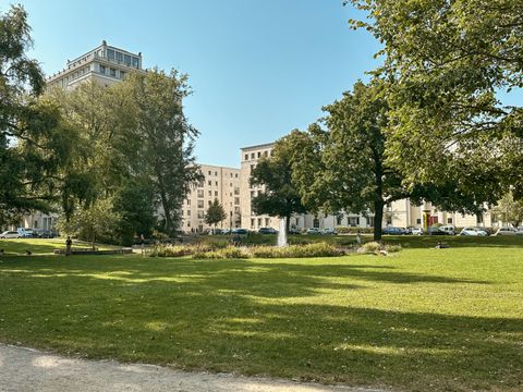 Hochhaus an der Weberwiese mit Grünanlage Weberwies