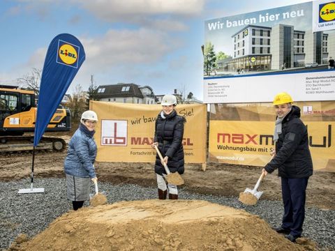 Spatenstich LIDL Hönower Strasse