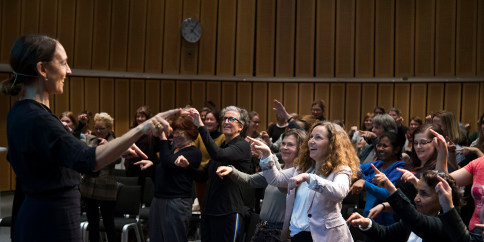 Andrea Thilo und Publikum