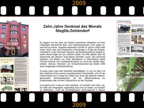 Zehn Jahre Denkmal des Monats