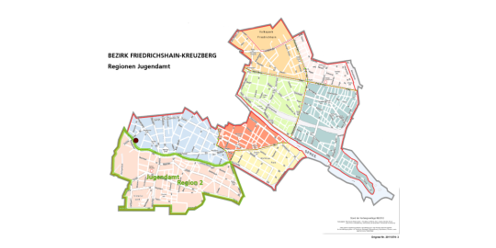 Karte Jugendamt - Region 2