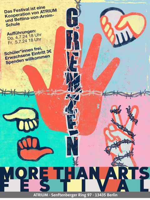 „MORE THAN ARTS FESTIVAL“ in der Reinickendorfer Jugendkunstschule ATRIUM (Bild: ATRIUM)