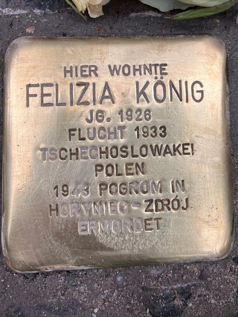 Stolperstein für Felizia König