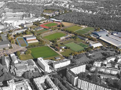 Luftbild Sportforum Berlin