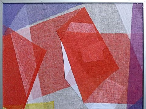 Textile Raum-Installation (Bild: Christina Köster/ galerie grünstraße/ collegium artis e.V.)