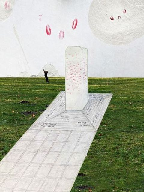 Kunstprojekt im Rosengarten