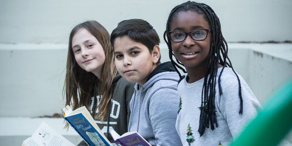 Schüler im Klassenraum