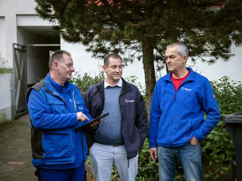 Gesichter des SGE- degewo Gebäudeservice