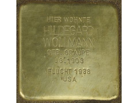 Stolperstein Hildegard Wollmann