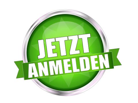 Button mit der Aufforderung "Jetzt Anmelden"