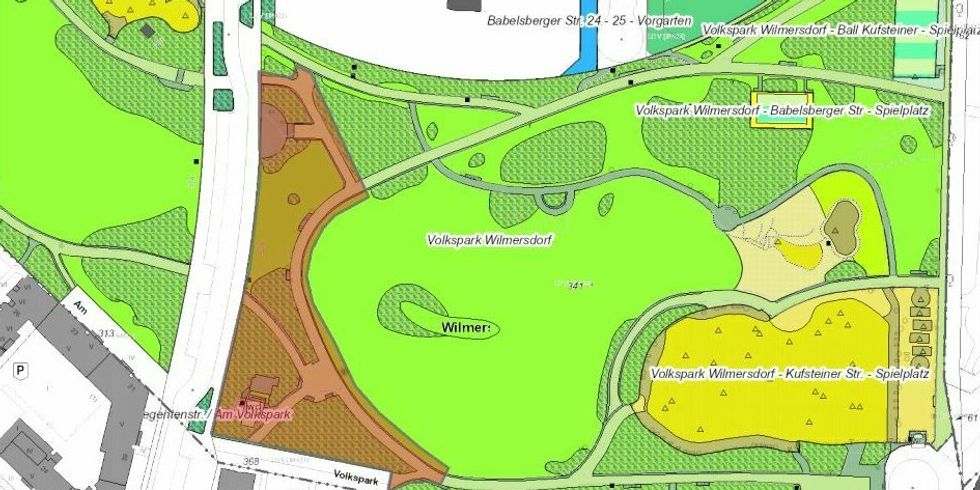 Prinzregentenstraße Sperrung Volkspark Wilmersdorf