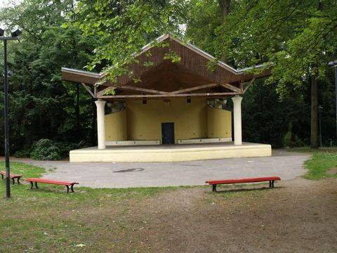 Der Musikpavillon, eine gern genutzte Bühne für viele Konzerte.