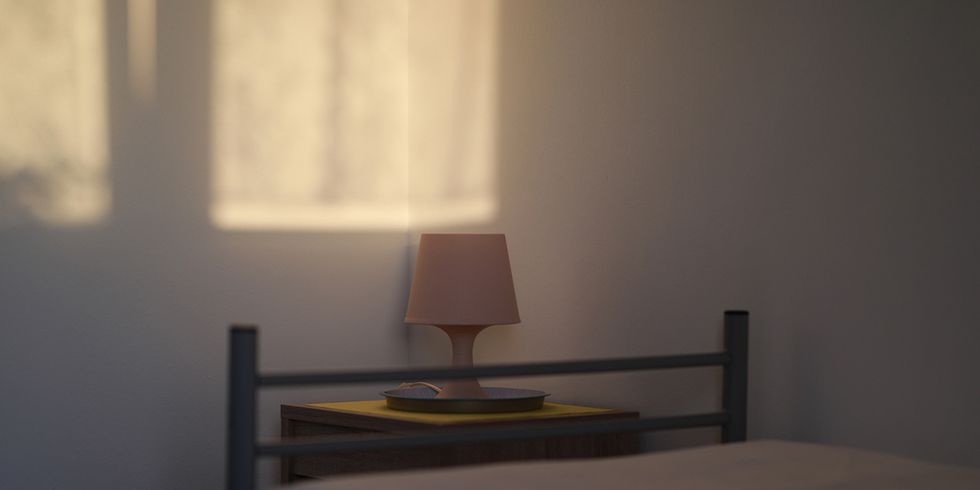 Bett in der 24/7-Unterkunft für wohnungslose Frauen