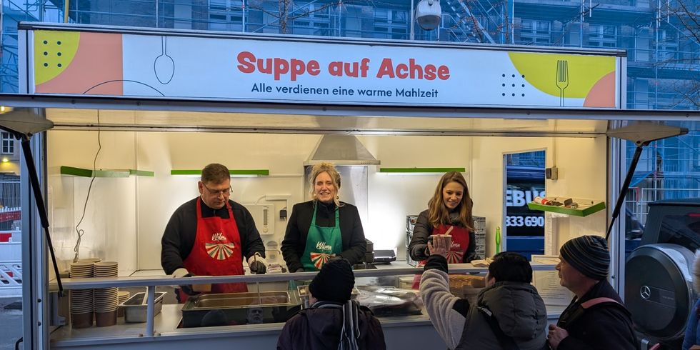"Suppe auf Achse" 2025 mit Bezirksbügermeisterin Kirstin Bauch
