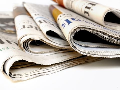 Zeitungsstapel