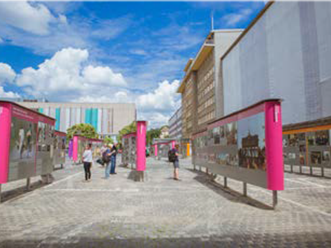 Open-Air-Ausstellung "Revolution und Mauerfall"