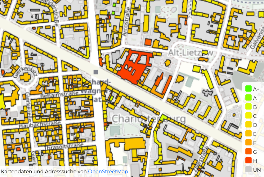 Screenshot auf Energymap-berlin.de vom Rathaus Charlottenburg