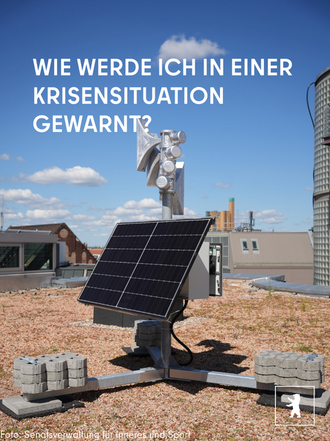 Wie werde ich in einer Krisensituation gewarnt?