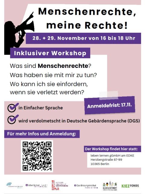 (Bild: leben lernen gGmbH am EDKE, Bürgertreff ""Gemeinsam im Kiez leben" der Cooperative Mensch eG)