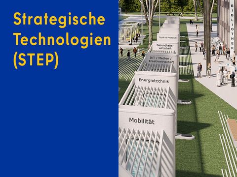 Digital erstelltes Bild zeigt ein Ausschnitt eines Bibliothekeingangs