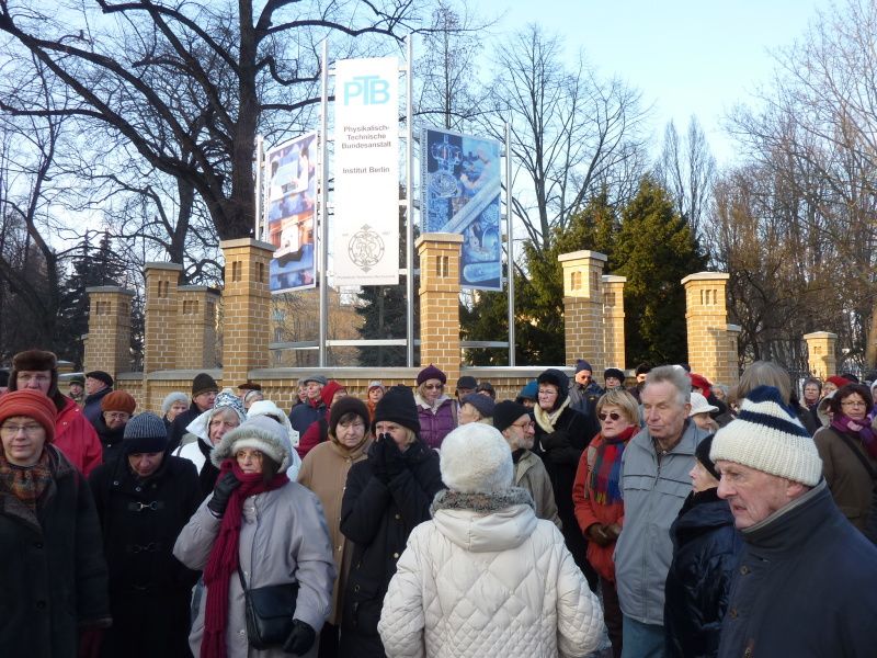 An der PTB, 11.2.2012, Foto: KHMM