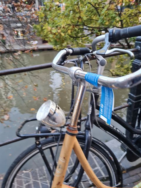 Warnung vor der Entfernung des Fahrrads (Bild: Katharina Zapf)