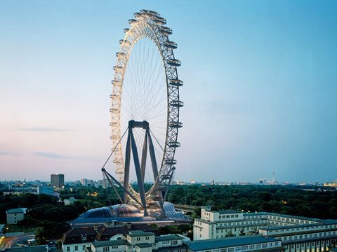 Fotomontage des ehemlig geplanten Aussichtsrads