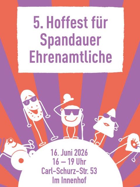 Flyer Hoffest Spandauer Freiwilligenagentur 2026