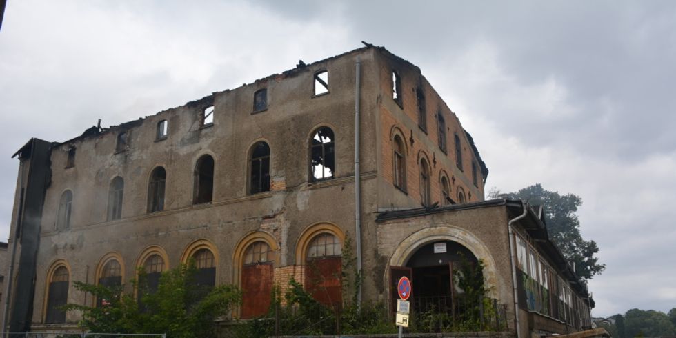 Brand im Gesellschaftshaus