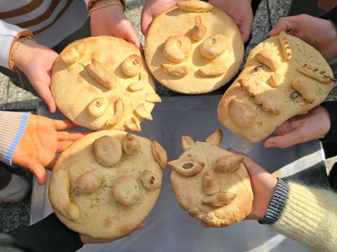 Unter dem Stichwort „Kiezbrot“ beschäftigen sich die Akteur*innen mit Lebensmittel- und Materialkreisläufen